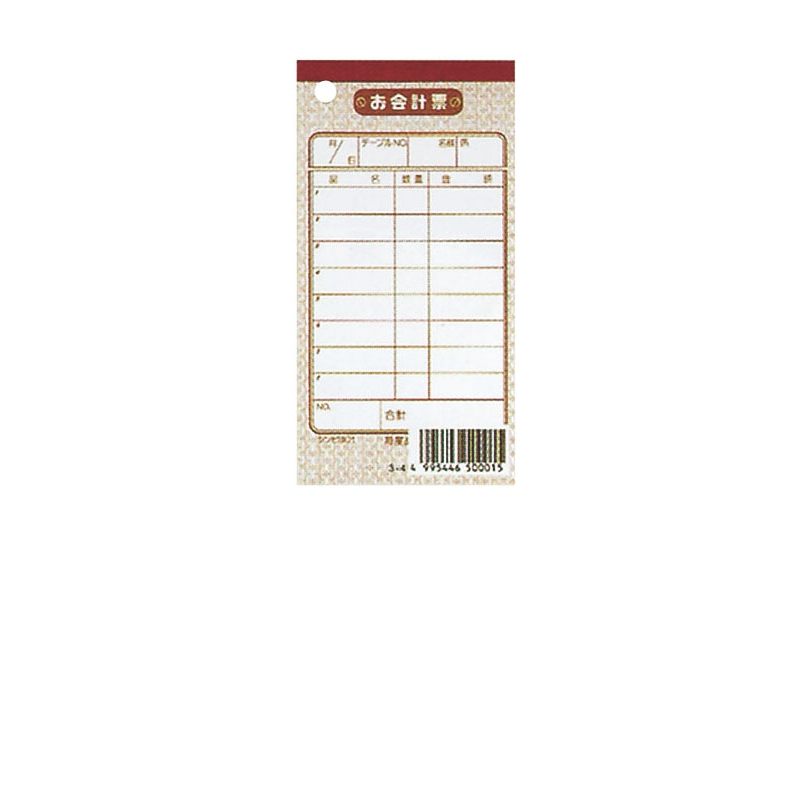 シンビ 伝票-1 洋 単式(10冊入) 1個（ご注文単位1個）【直送品】