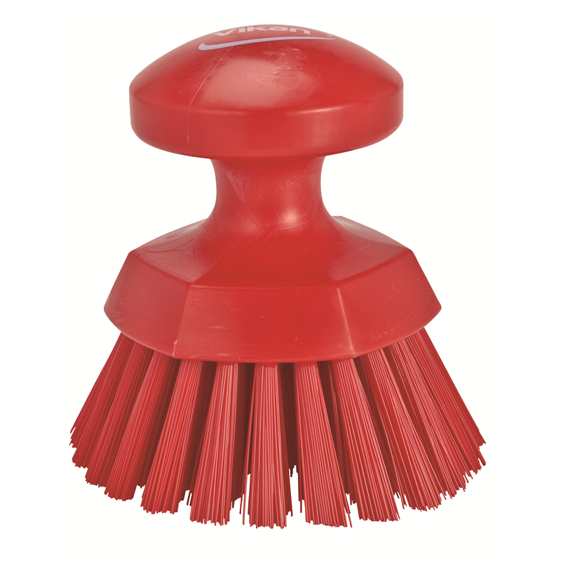 ウﾞァイカン ハンドブラシ丸 #3885 R赤 ハード 1個（ご注文単位1個）【直送品】