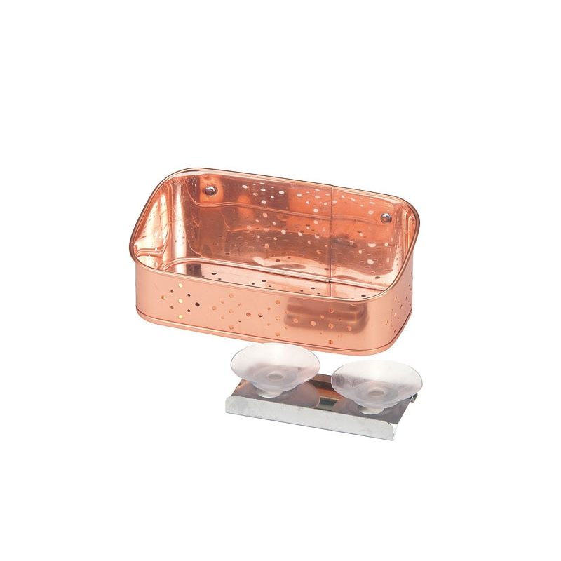 純銅板洗剤タワシ入れ18cm 1個（ご注文単位1個）【直送品】