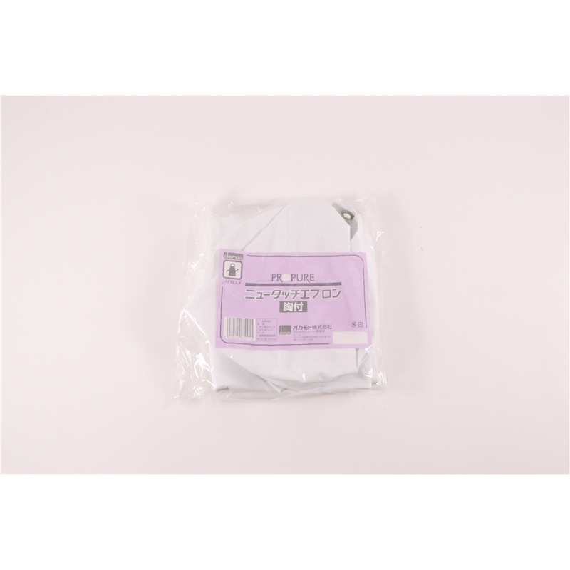 オカモト ニュ-タッチエプロン胸付 780M 1個（ご注文単位1個）【直送品】