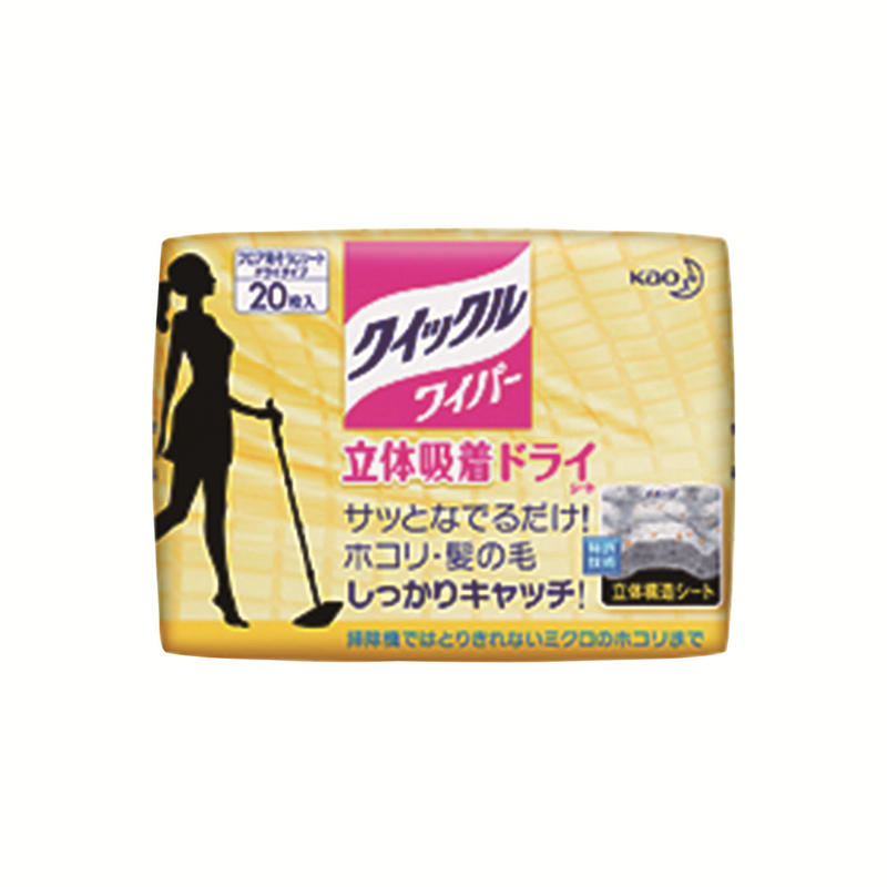 花王クイックルワイパー ドライシート 40枚入 1個（ご注文単位1個）【直送品】