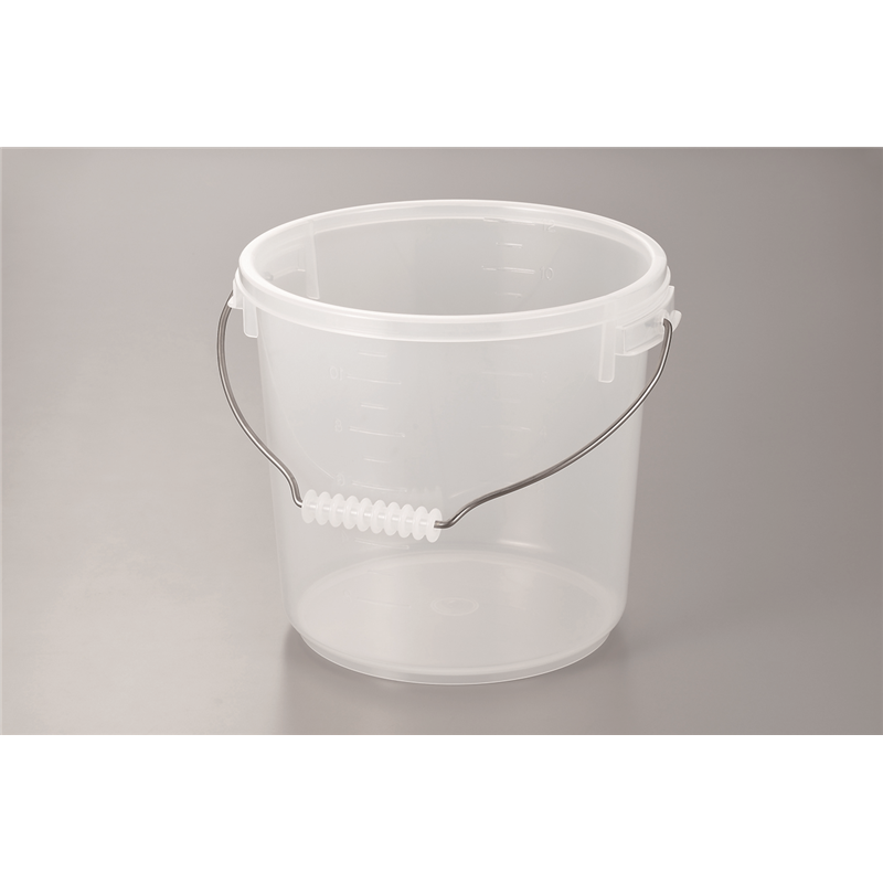 PO-22A(乳白色) ポリプロバケツ10L本体 1個(ご注文単位1個)【直送品】