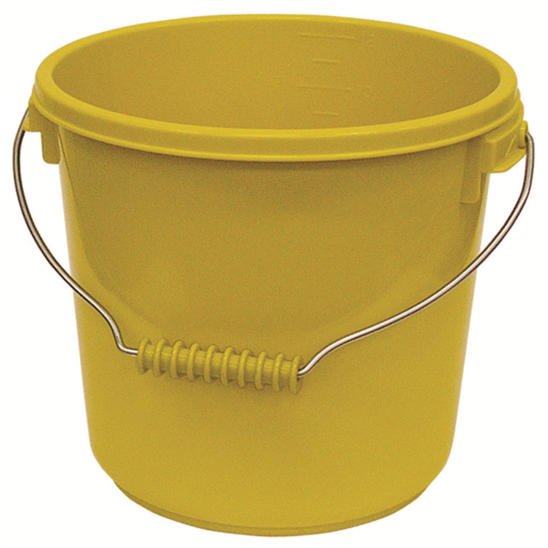 PO-22A(イエロー) ポリプロバケツ10L本体 1個(ご注文単位1個)【直送品】