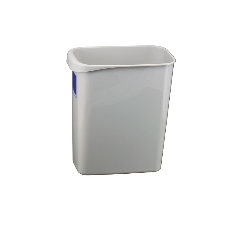 ワーク&ワーク くず入れ 角 12L グレー 1個(ご注文単位1個)【直送品】