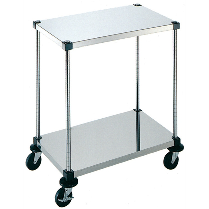 弁慶シェルフワゴン 2段 4-2-2B-7 1個(ご注文単位1個)【直送品】