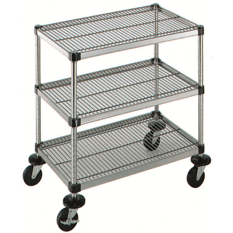 弁慶シェルフワゴン 3段 4-3-3M-9-L 1個（ご注文単位1個）【直送品】