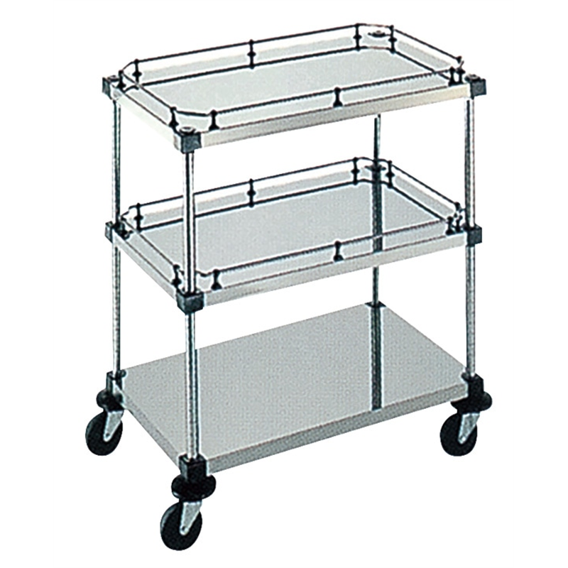 弁慶シェルフワゴン 3段 4-3-GB-2B-10 1個（ご注文単位1個）【直送品】