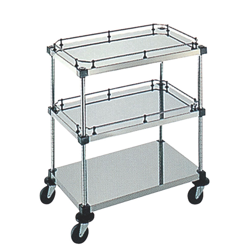 弁慶シェルフワゴン 3段 4-3-GB-2B-9-L 1個（ご注文単位1個）【直送品】