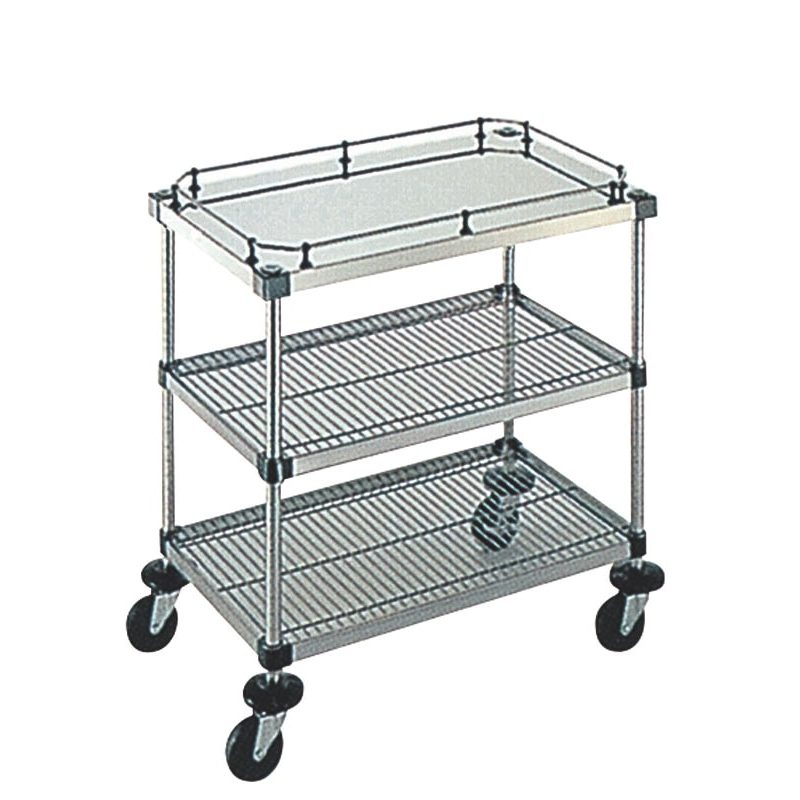 弁慶シェルフワゴン 3段 6-3-GB-2M-10 1個（ご注文単位1個）【直送品】