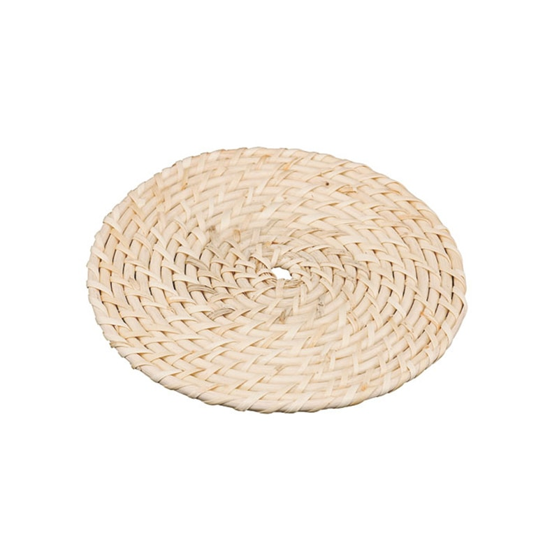 籐白鍋敷中 1個(ご注文単位1個)【直送品】