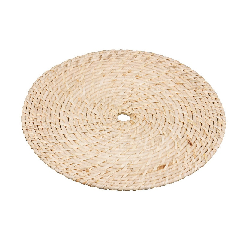 籐白鍋敷大 1個(ご注文単位1個)【直送品】