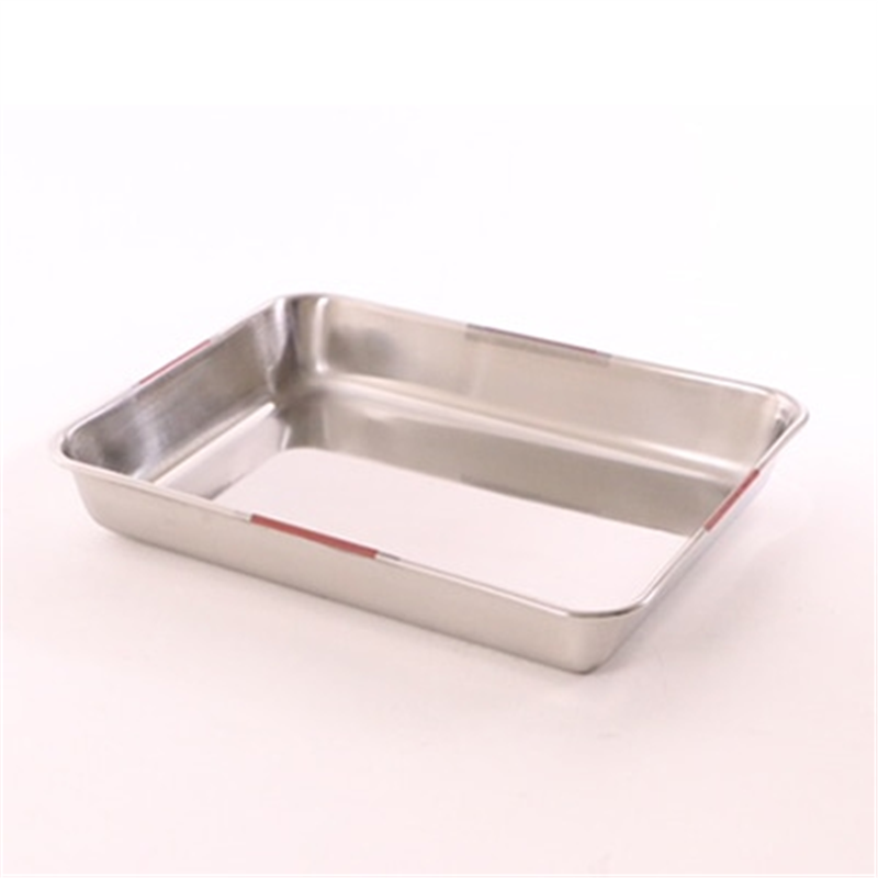 18-8カラー角バット18枚取赤 1個（ご注文単位1個）【直送品】