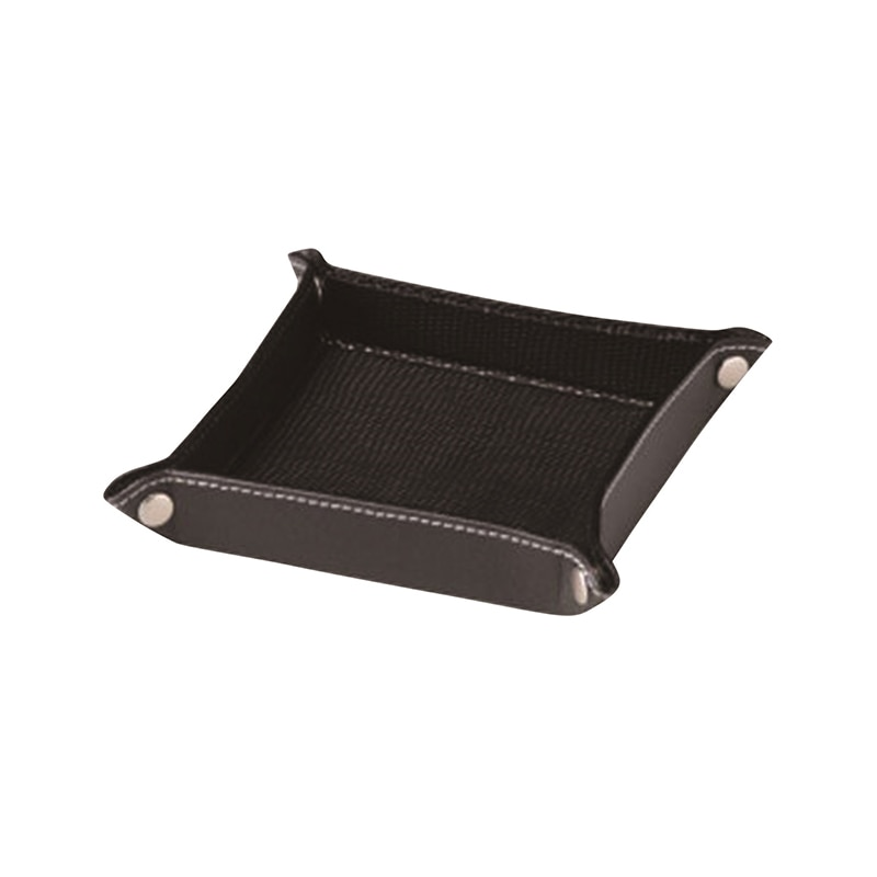 えいむ革トレーCT-23ブラック 1個(ご注文単位1個)【直送品】