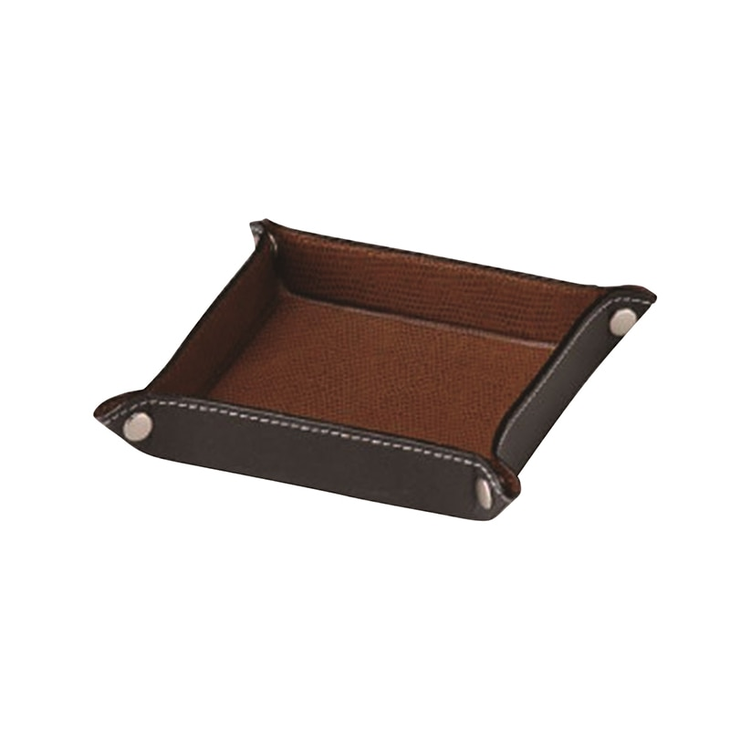 えいむ革トレーCT-23ブラウン 1個(ご注文単位1個)【直送品】