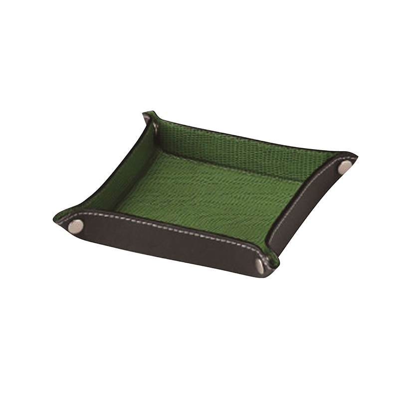 えいむ革トレーCT-23グリーン 1個（ご注文単位1個）【直送品】