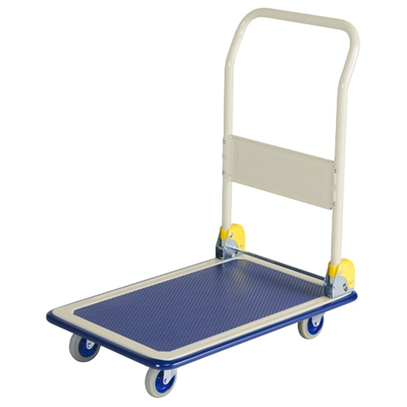 NHT-101小型スチール台車（ハンドル折畳式） 1個（ご注文単位1個）【直送品】