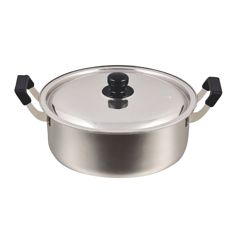 オカン鍋用HB-1796ステンレス大型鍋30cm 1個(ご注文単位1個)【直送品】