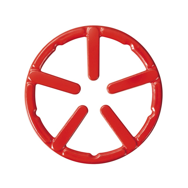 HB-4196フェール鉄鋳物ミニ五徳レッド 1個（ご注文単位1個）【直送品】