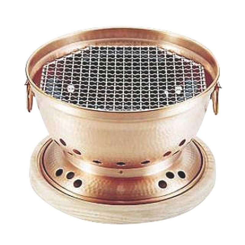 銅炭用水コンロ(台付) 1個(ご注文単位1個)【直送品】