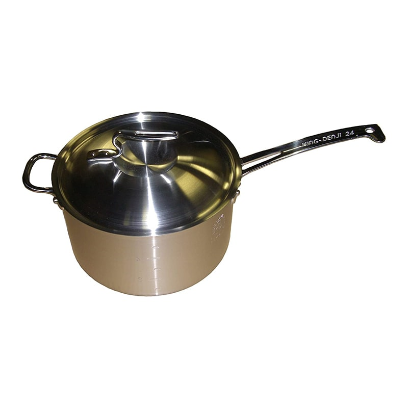 ニューキングデンジ片手鍋30cm向取手付 1個(ご注文単位1個)【直送品】