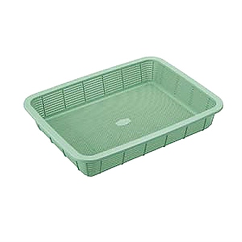 セキスイ角篭浅型K-543小グリーン 1個(ご注文単位1個)【直送品】