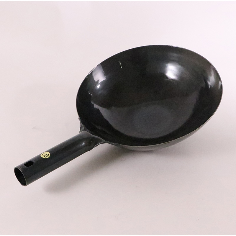 鉄打出片手中華鍋1.6mm36cm 1個(ご注文単位1個)【直送品】