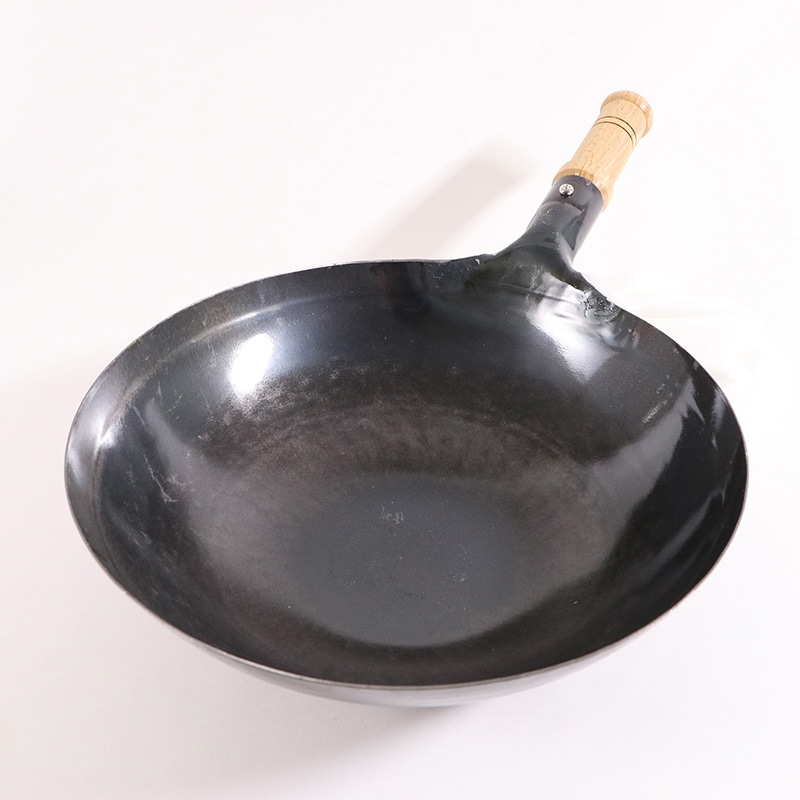 kan鉄打出木柄片手中華鍋30cm 1個(ご注文単位1個)【直送品】