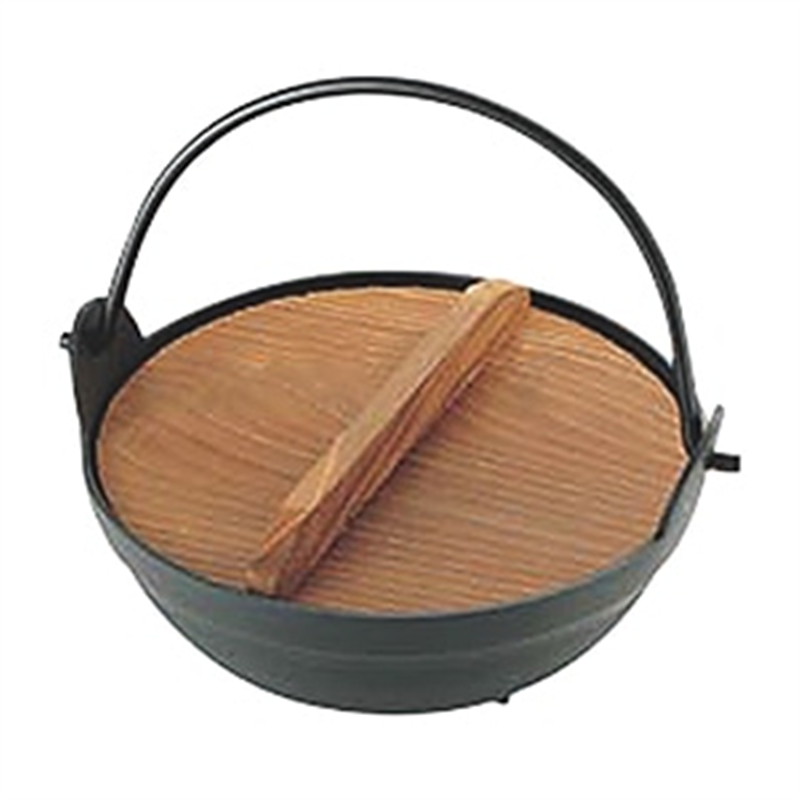 アルミ黒塗り田舎鍋21cm 1個（ご注文単位1個）【直送品】