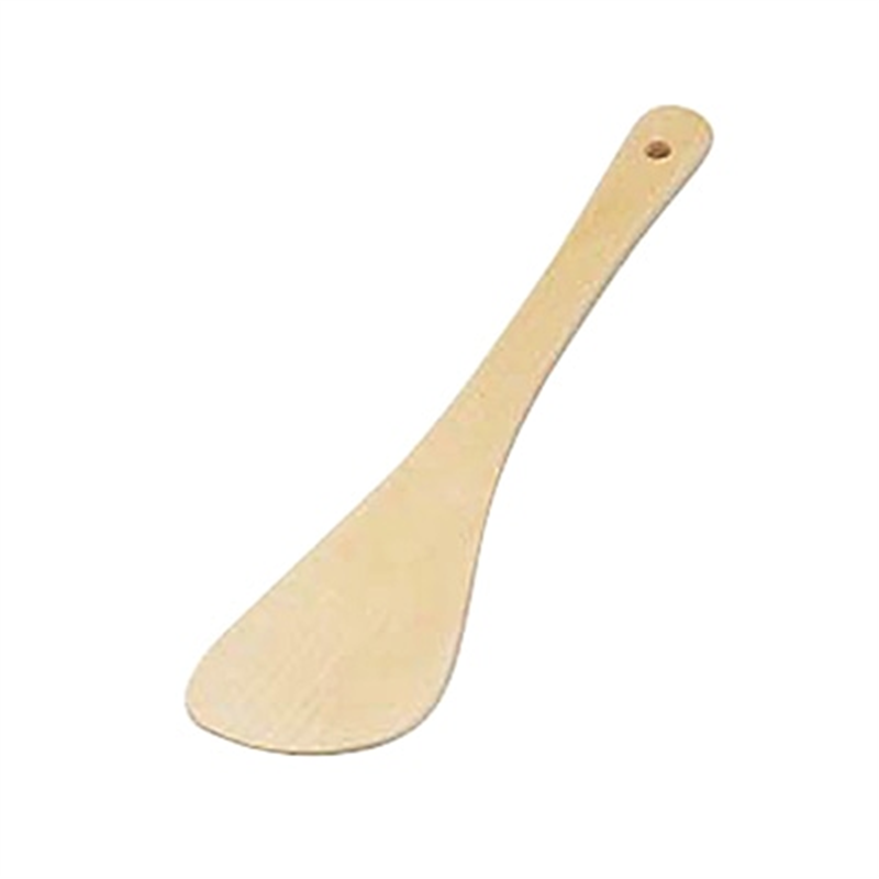 桧・調理ヘラ丸 1個（ご注文単位1個）【直送品】