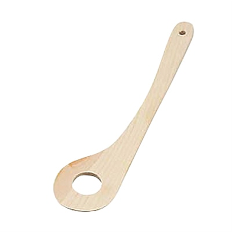 桧・調理ヘラ穴明 1個（ご注文単位1個）【直送品】
