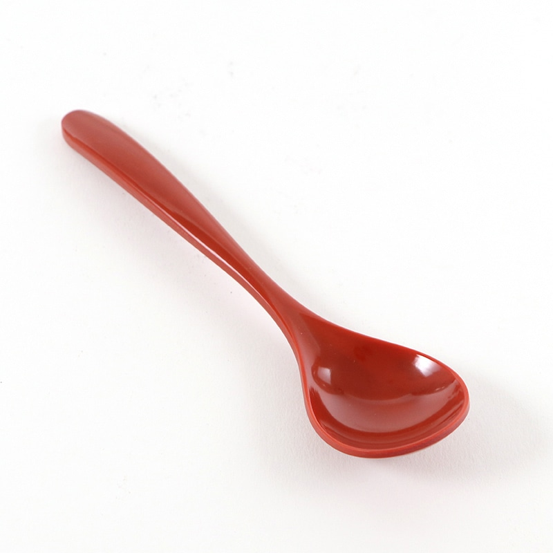 メラミンまるレンゲMR-12朱 1個（ご注文単位1個）【直送品】