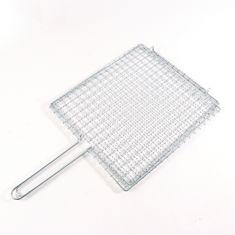 >鉄クロームメッキ片手合せ焼アミ35号 1個(ご注文単位1個)【直送品】