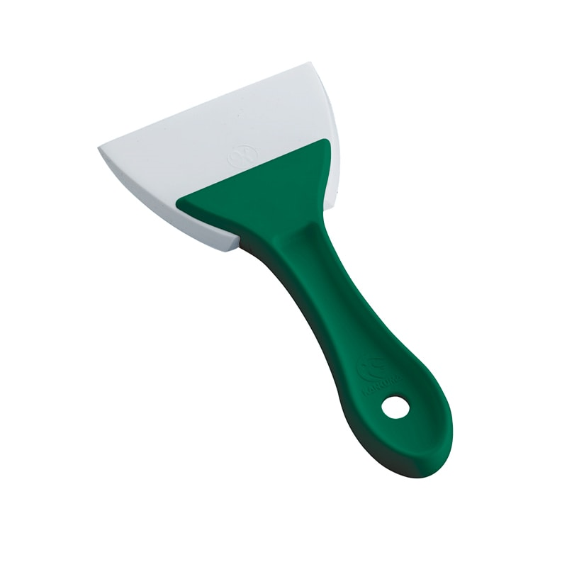 PC柄三角シリコンゴムヘラ緑小 1個（ご注文単位1個）【直送品】