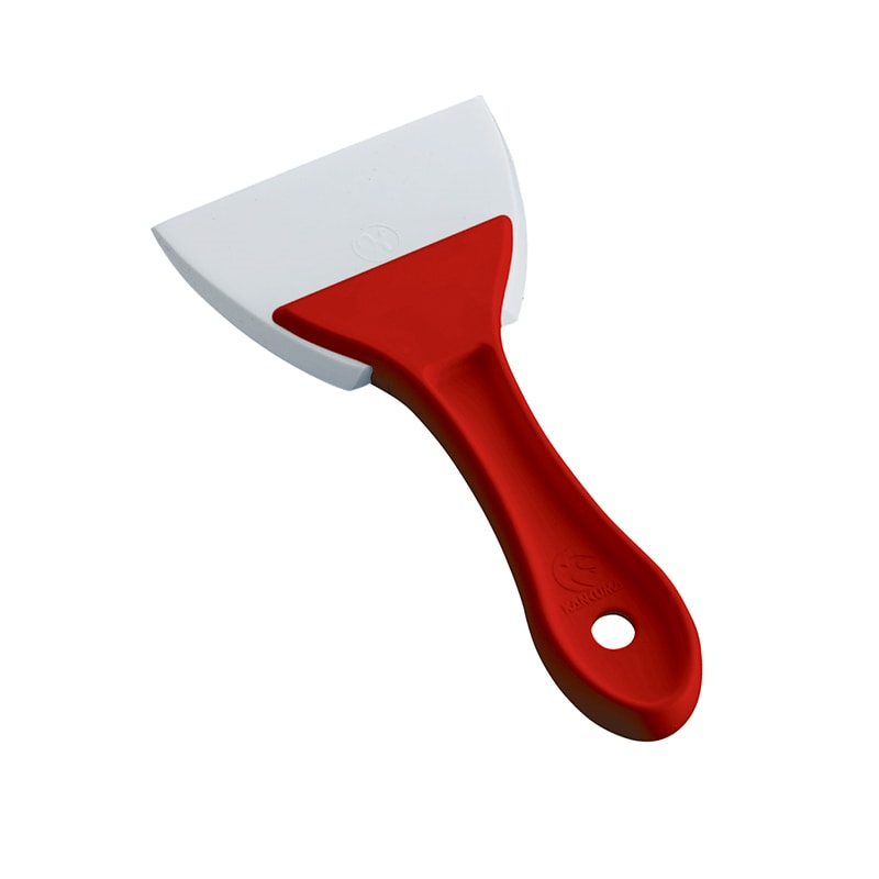 PC柄三角シリコンゴムヘラ赤小 1個（ご注文単位1個）【直送品】