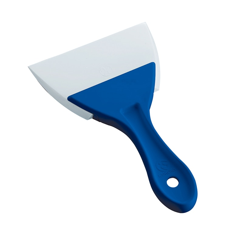 PC柄三角シリコンゴムヘラ青大 1個（ご注文単位1個）【直送品】