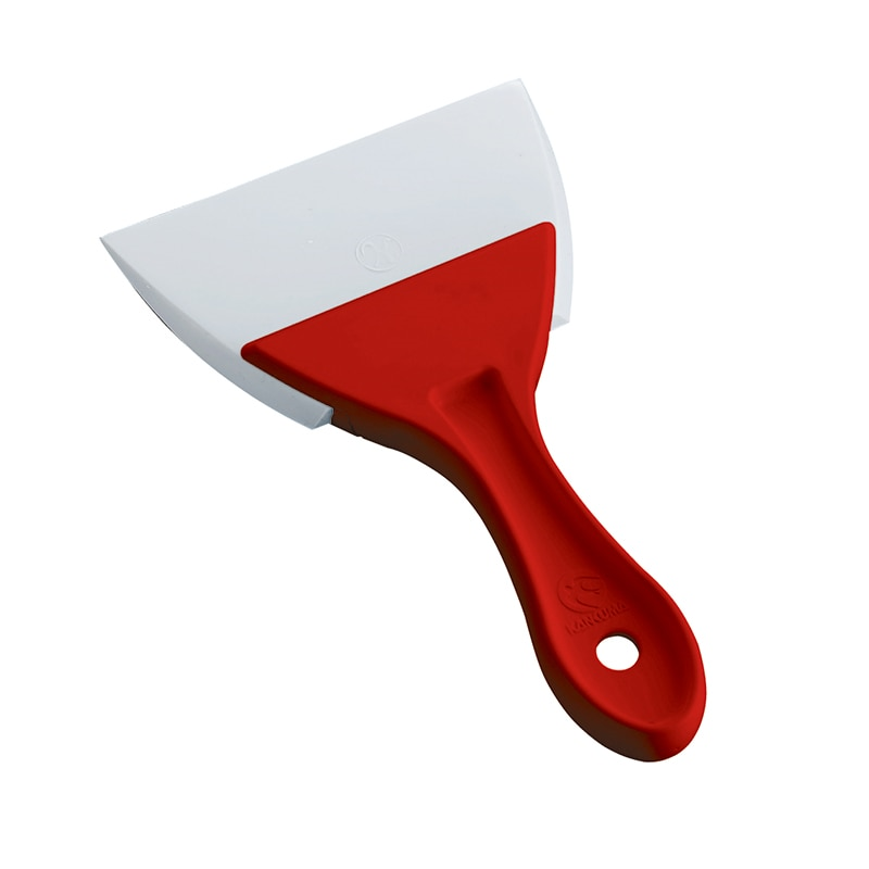 PC柄三角シリコンゴムヘラ赤大 1個（ご注文単位1個）【直送品】