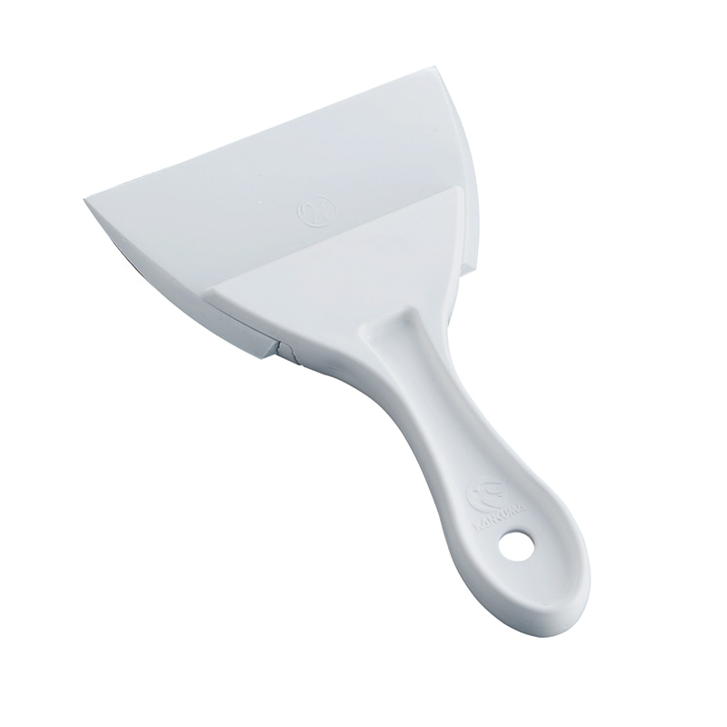 PC柄三角シリコンゴムヘラ白大 1個（ご注文単位1個）【直送品】