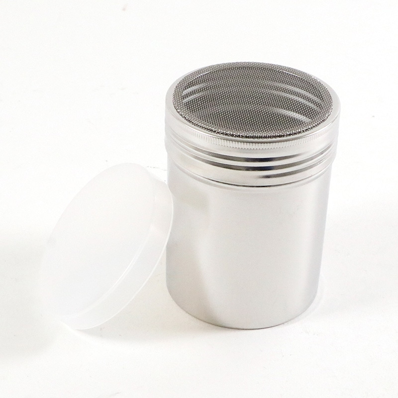 柏18-8パウダー缶PP蓋付小 1個(ご注文単位1個)【直送品】