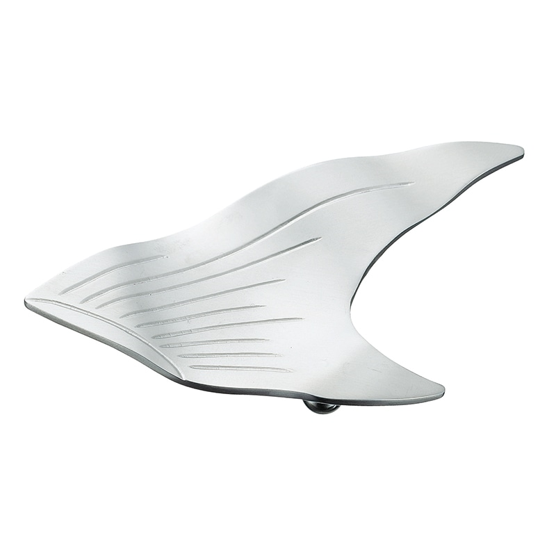 18-8フカひれ型箸スプーンスタンド 1個（ご注文単位1個）【直送品】