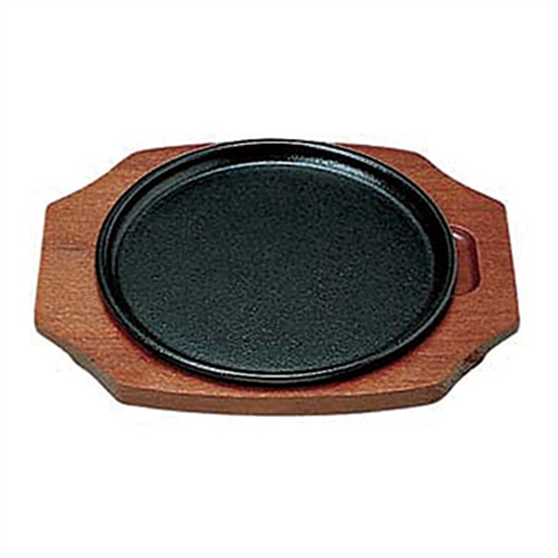 Sステーキ皿平丸型21cm 1個（ご注文単位1個）【直送品】