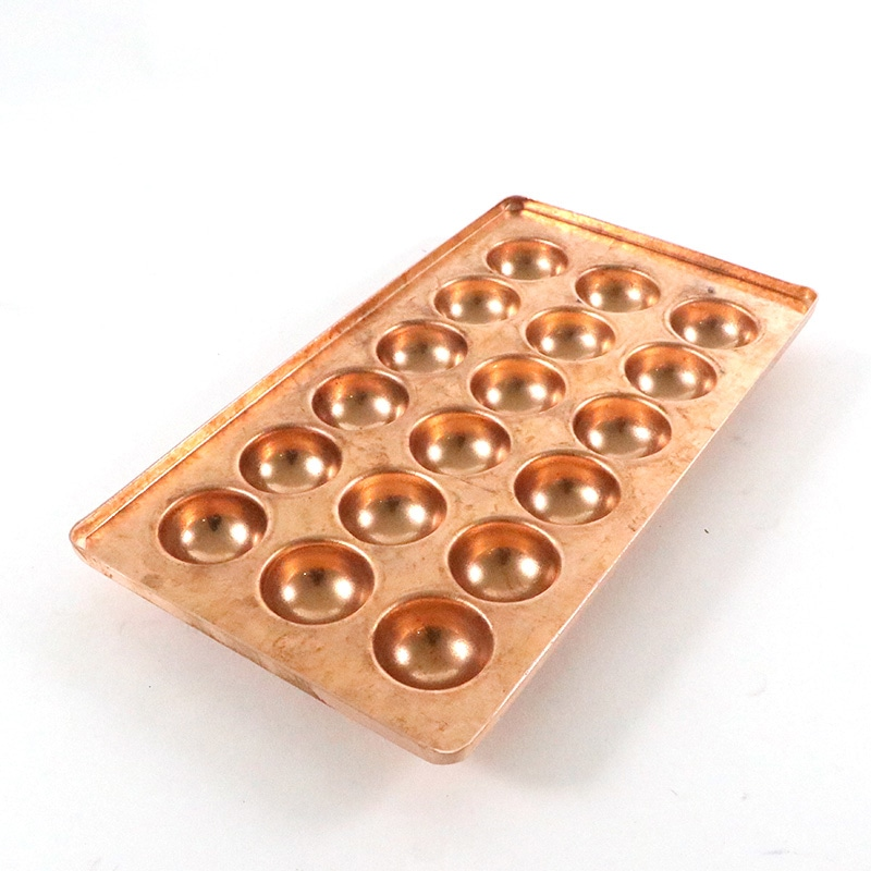 銅製たこ焼天板18穴 1個(ご注文単位1個)【直送品】