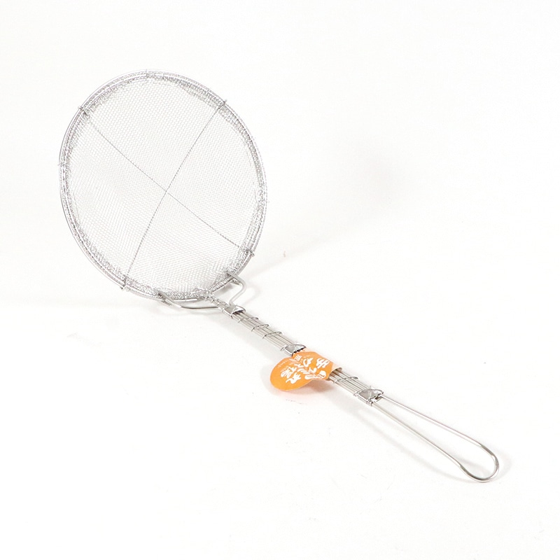 18-8手アミ補強付カス揚荒目18cm16メッシュ 1個(ご注文単位1個)【直送品】