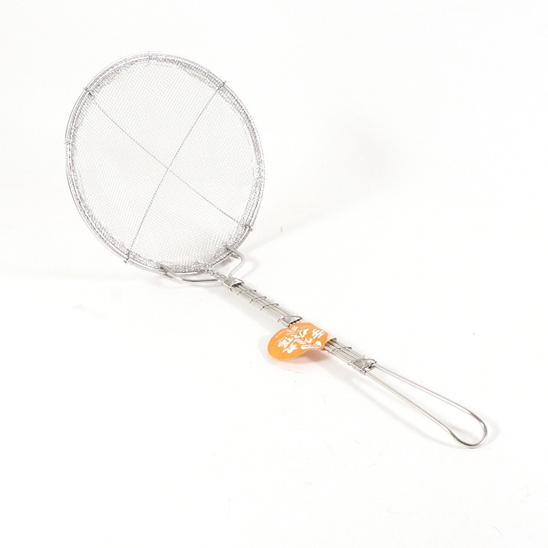 18-8手アミ補強付カス揚荒目12cm16メッシュ 1個(ご注文単位1個)【直送品】