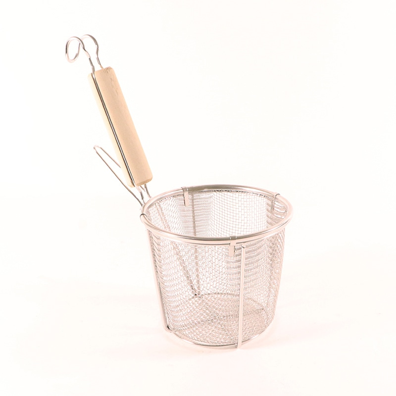 木柄平底うどんてぼ(丸木柄) 1個(ご注文単位1個)【直送品】