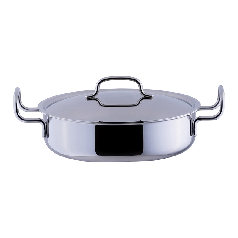 ジオGEO-25S浅型両手鍋25cm(3.4L) 1個(ご注文単位1個)【直送品】