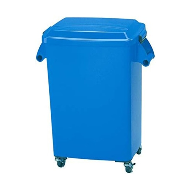 厨房ペールCK-70(キャスター付)ブルー 1個(ご注文単位1個)【直送品】