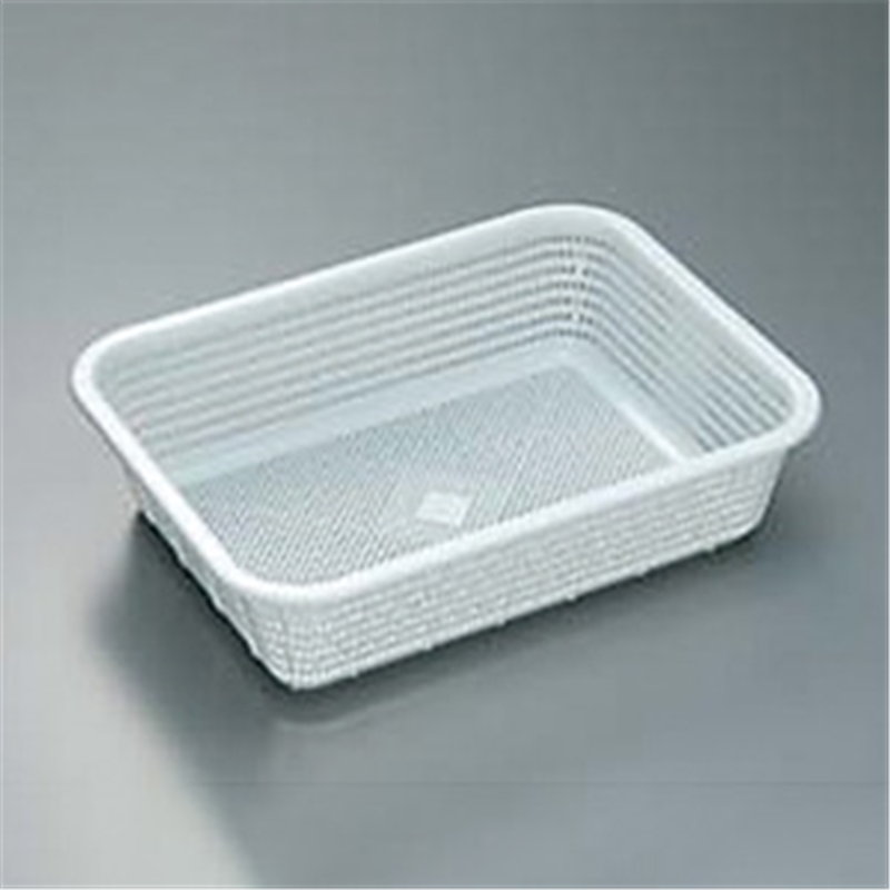 リスキッチンバスケットMホワイト(浅型中) 1個(ご注文単位1個)【直送品】