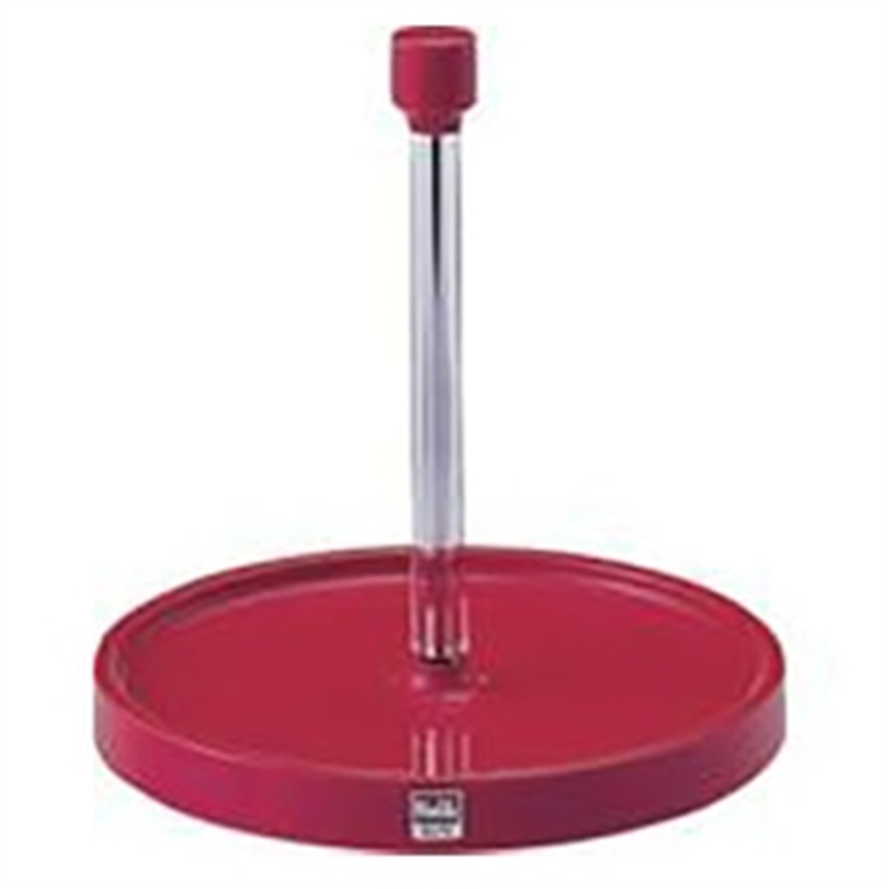 ノーブル回転カスター台レッド 1個(ご注文単位1個)【直送品】