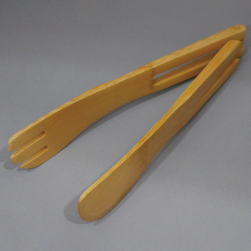 炭化竹サーバートング 1個(ご注文単位1個)【直送品】