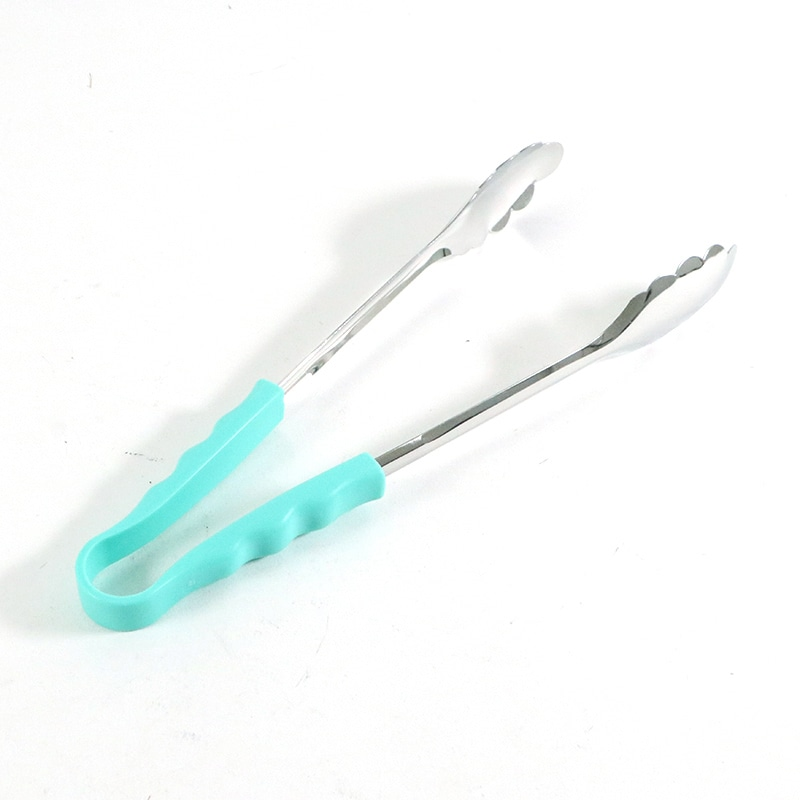 カラー万能トングPP柄大グリーン 1個(ご注文単位1個)【直送品】